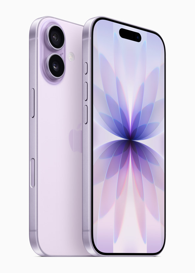 iPhone 17의 보라색 모델 이미지